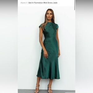Hello Molly get in formation midi dress - Jade XS